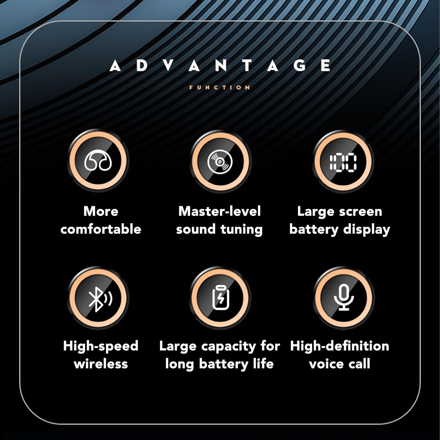 Yanmis Sleep Earbuds for Side Sleepers, Wireless Bluetooth 5.4 Sleep Headphones, Sleep Headphones with Noise Cancelling Microphone, LED Power Indicator, Comfort for Sleeping Work image number 6