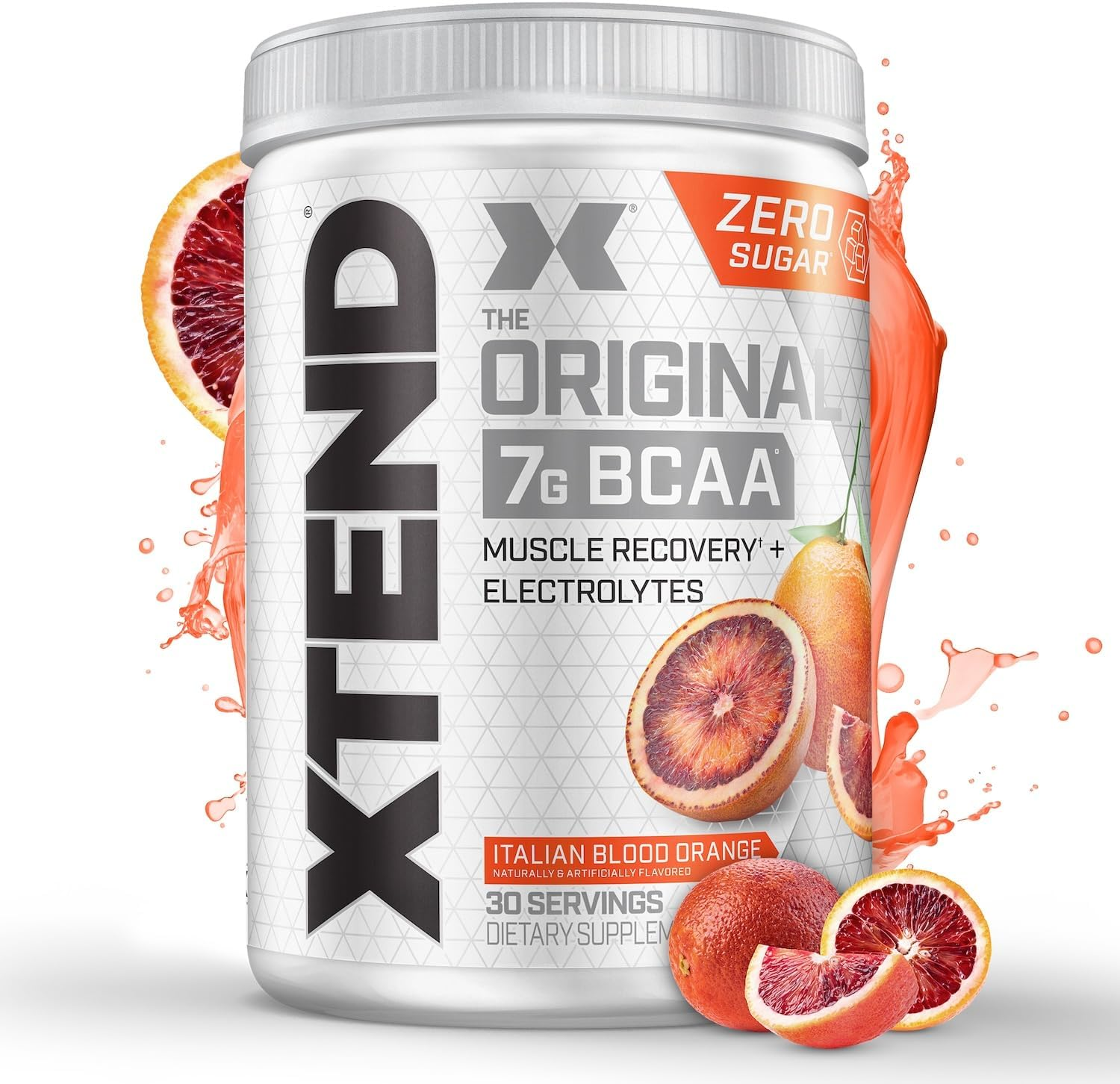 Scivation Xtend BCAA Powder, Branched Chain Amino Acids, Bcaas, Green Apple, 30 Servings
