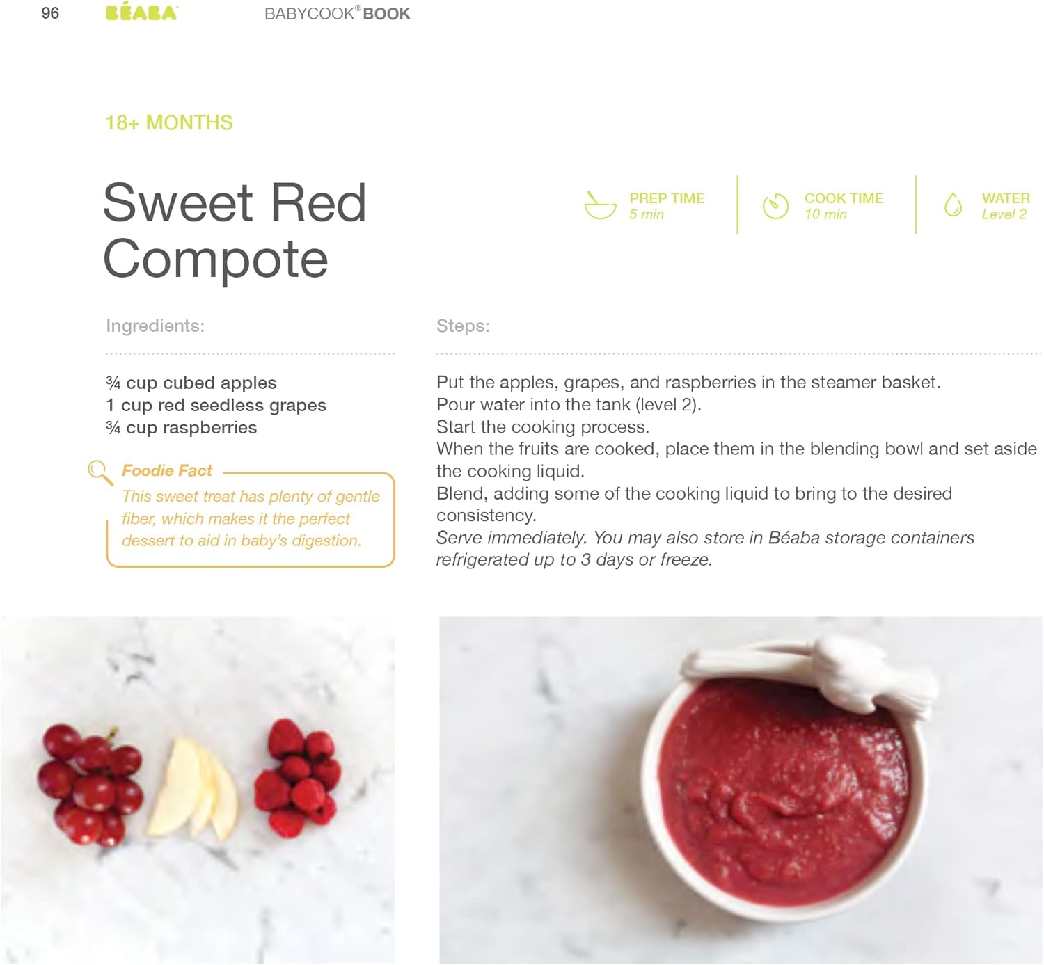 BEABA Babycook New Edition Cookbook image number 4