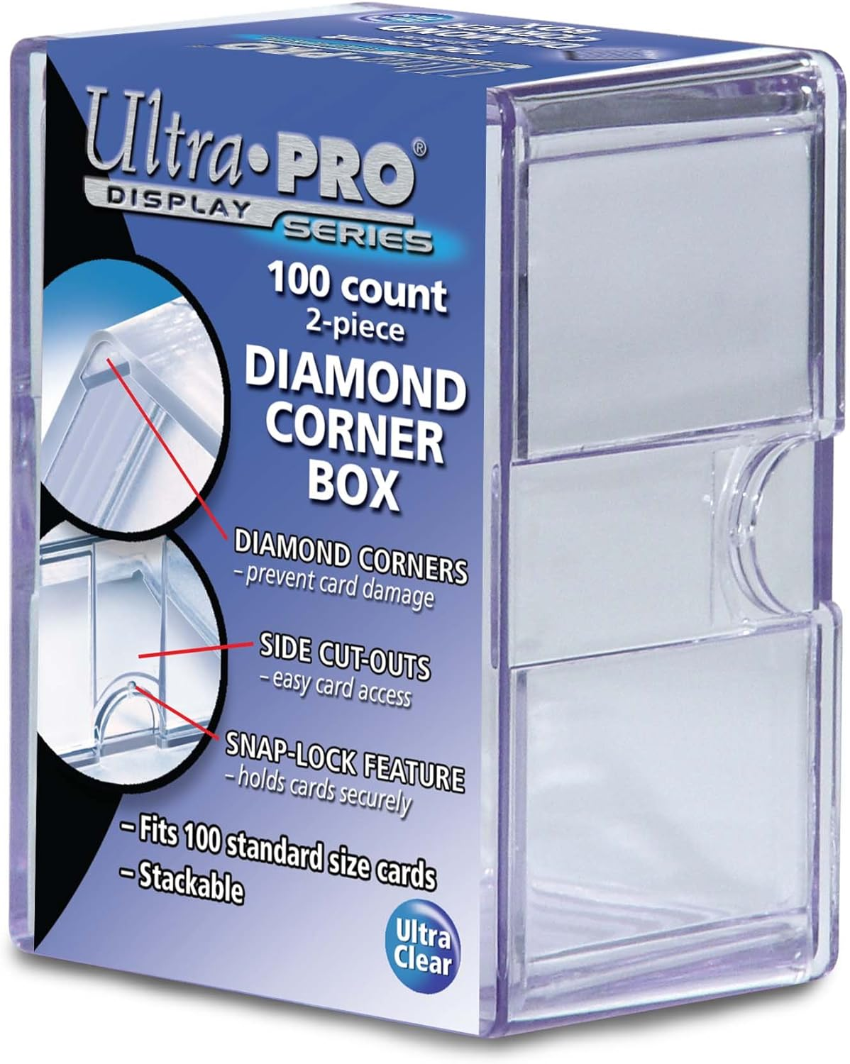 Ultra Pro Diamond Corner 100 Card Storage Box image number 2