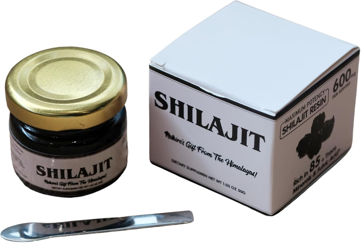 100% Pure Himalayan Shilajit Resin High Potency Premium Gold Grade for Men & Women| Energy Boost & Immune Support, 85+ Trace Minerals, 80%+ Fulvic Acid, with Lab Test Report 30G image number 1