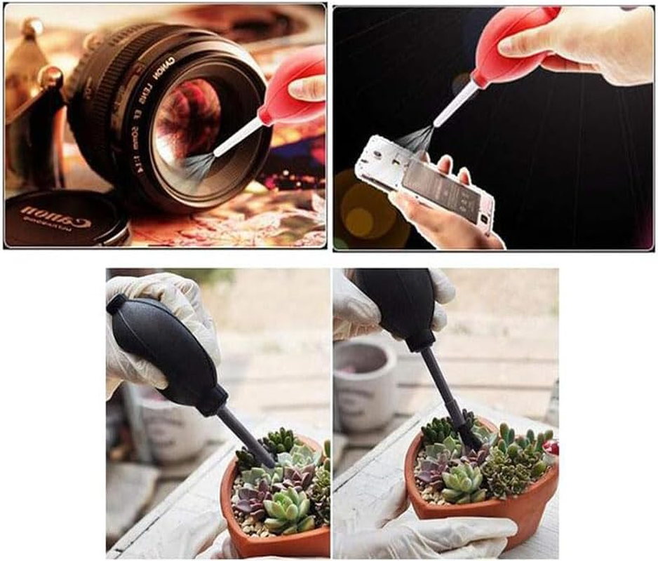 2Pack Soft Tip Silicone Air Blower Blaster Pump Dust Cleaner,Dust Blower Dust Cleaner Lens Blower Air Blaster,Air Blower Dust Cleaner with Soft Silicone Air Nozzle,Rubber Dust Blower with Soft Nozzle image number 4