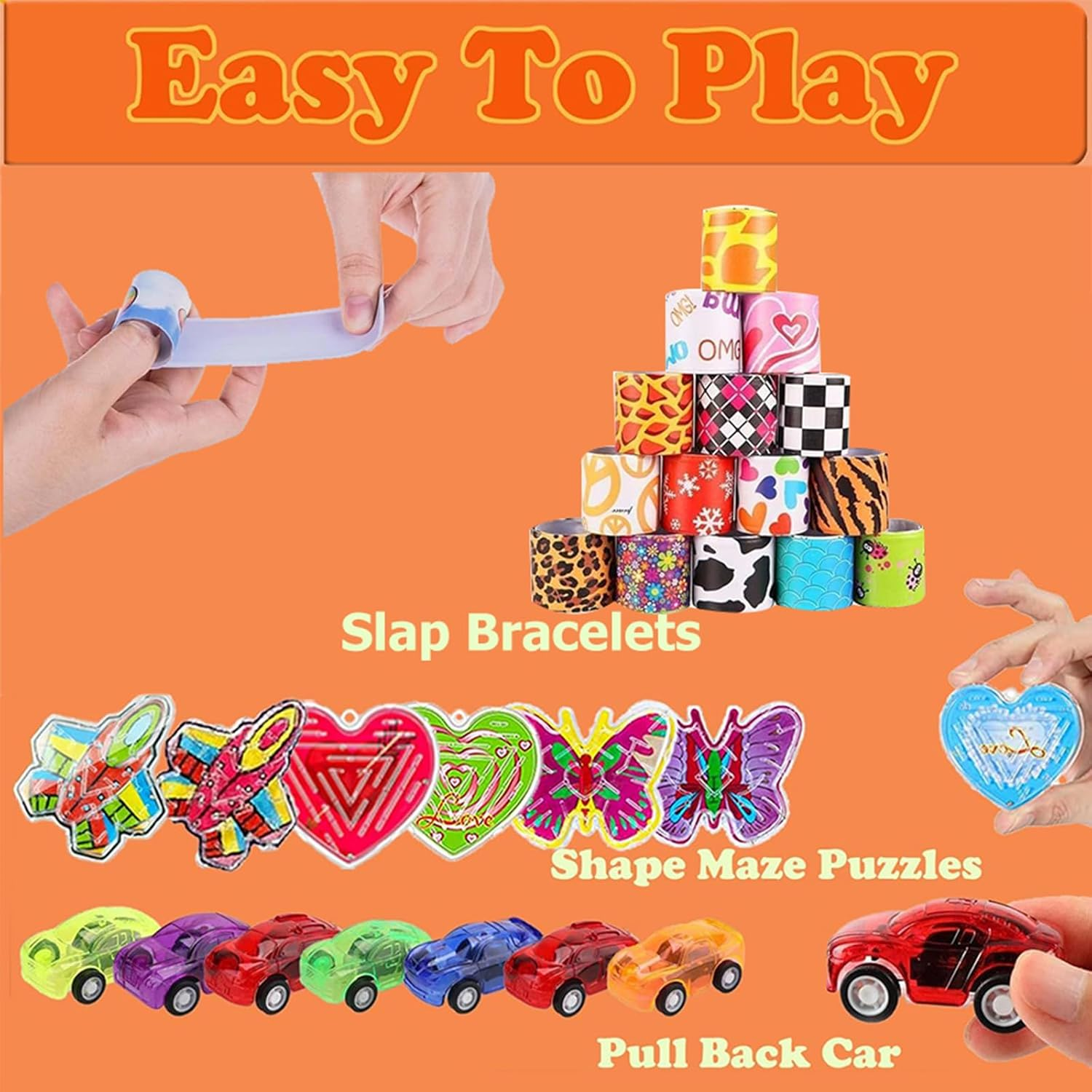 81 PCS Party Favours for Kids Prizes Box Toys, Goodie Bags Stuffers for Classroom Reward Prizes, Birthday Gifts Toys, Treasure Chest Toys, Carnival Prizes for Kids 3-5 6-8 8-12 image number 5