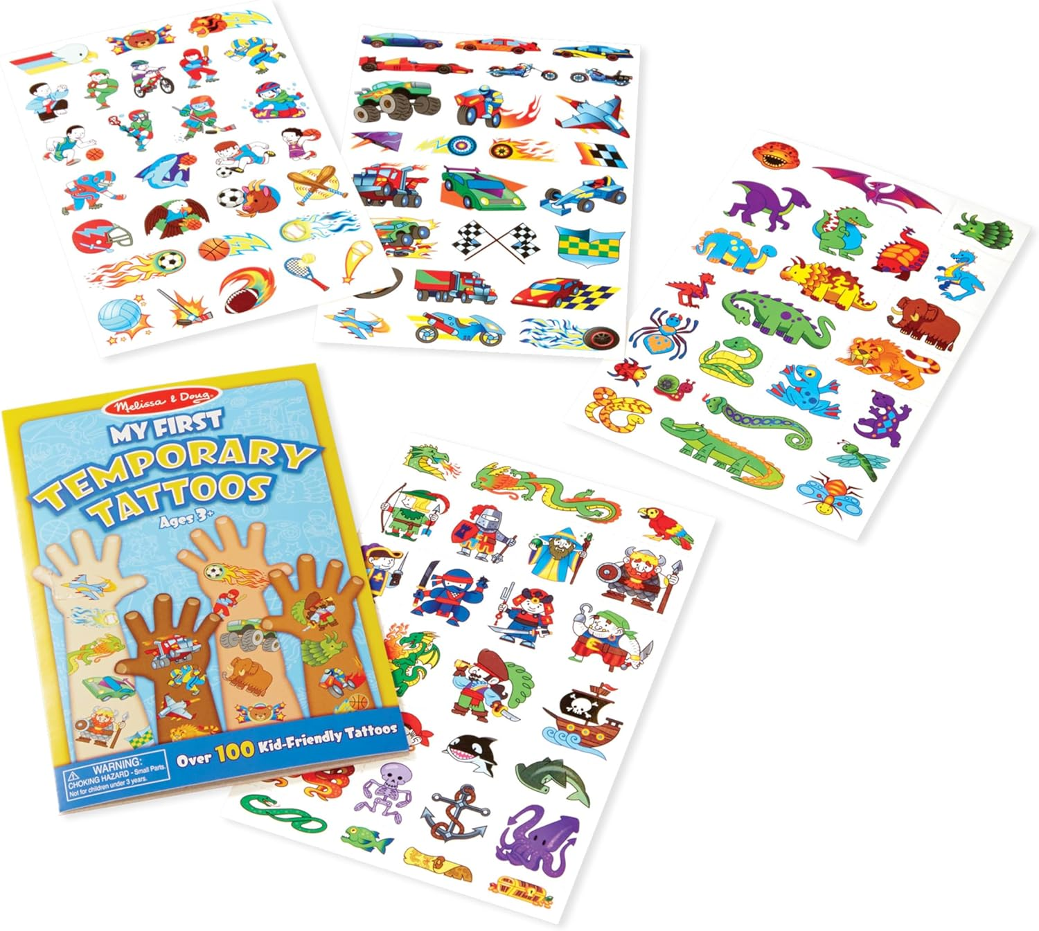 Melissa and Doug - My First Temporary Tattoos - Adventure Crea