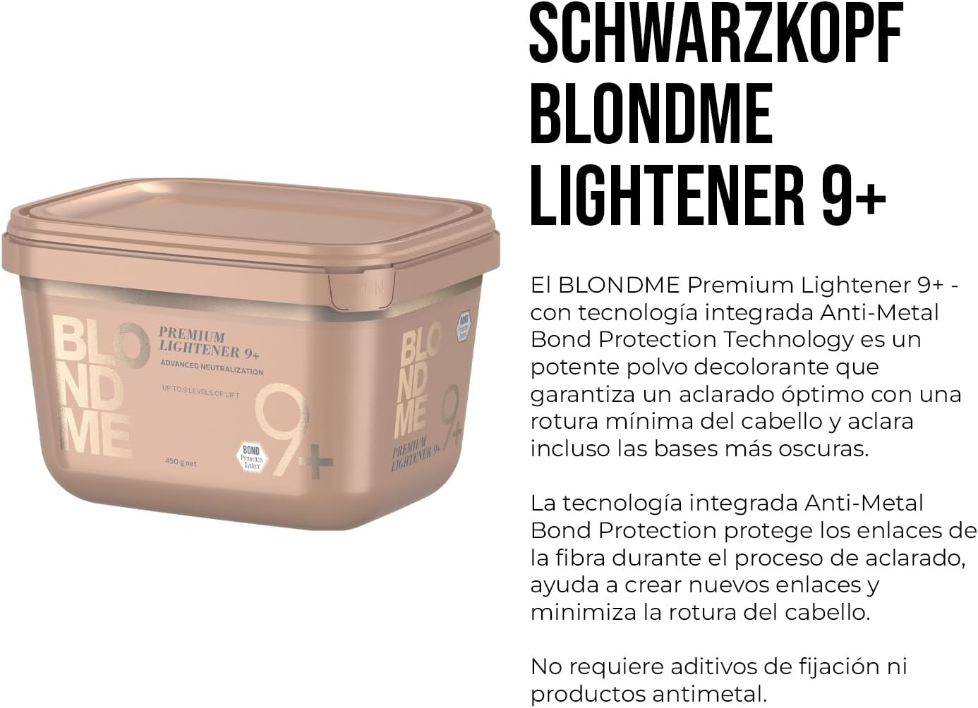 Schwarzkopf BLONDME Premium Lightener 9+ Bleach Powder 450 G image number 4