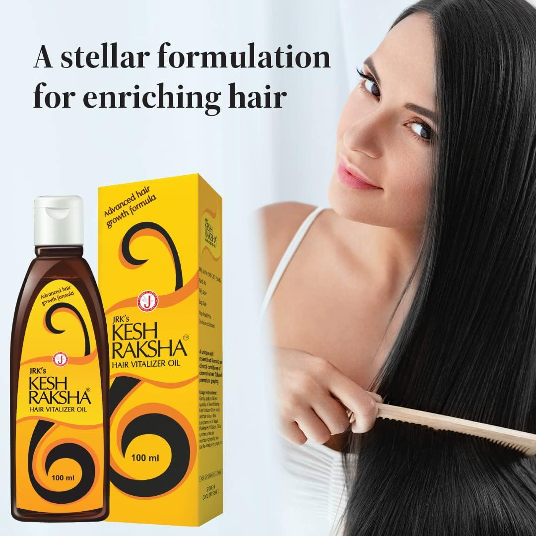 Kesh Raksha Hair Vitalizer Oil 100 Ml Pack of 2 image number 1