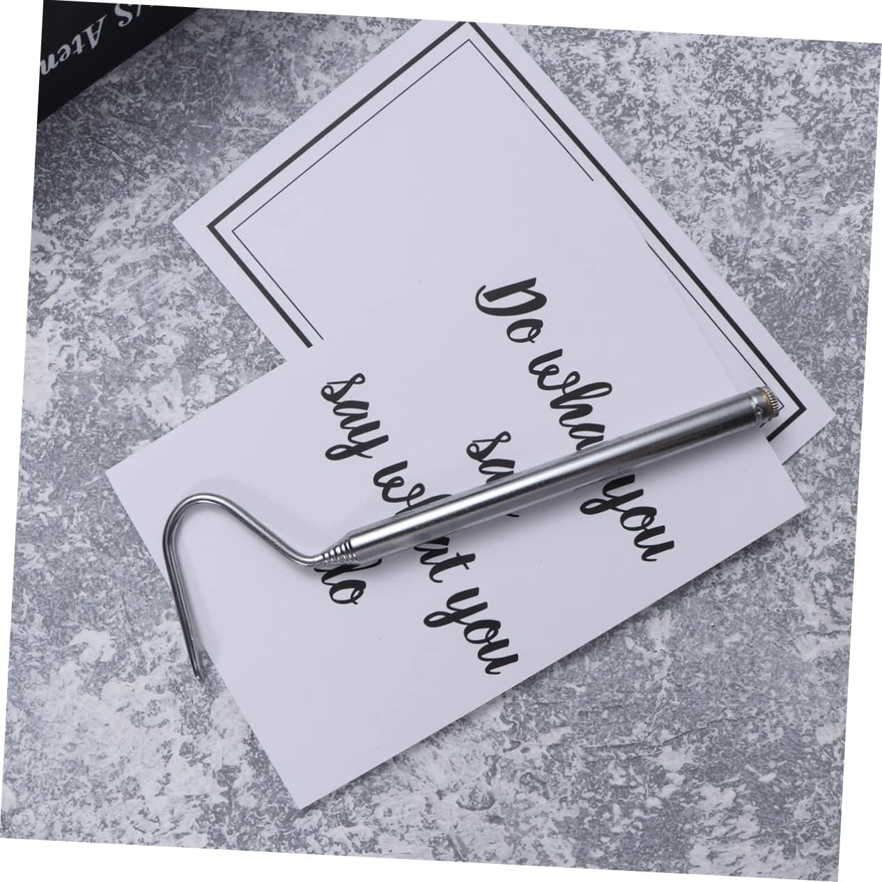 Levemolo Snake Tool Snake Enclosure Collapsible Snake Hook Gripper Misting Terrarium Reptile Bendable Reptile Decor Extensible Snake Hook Telescoping Pole with Hook Rat Cage Picker Silver image number 3