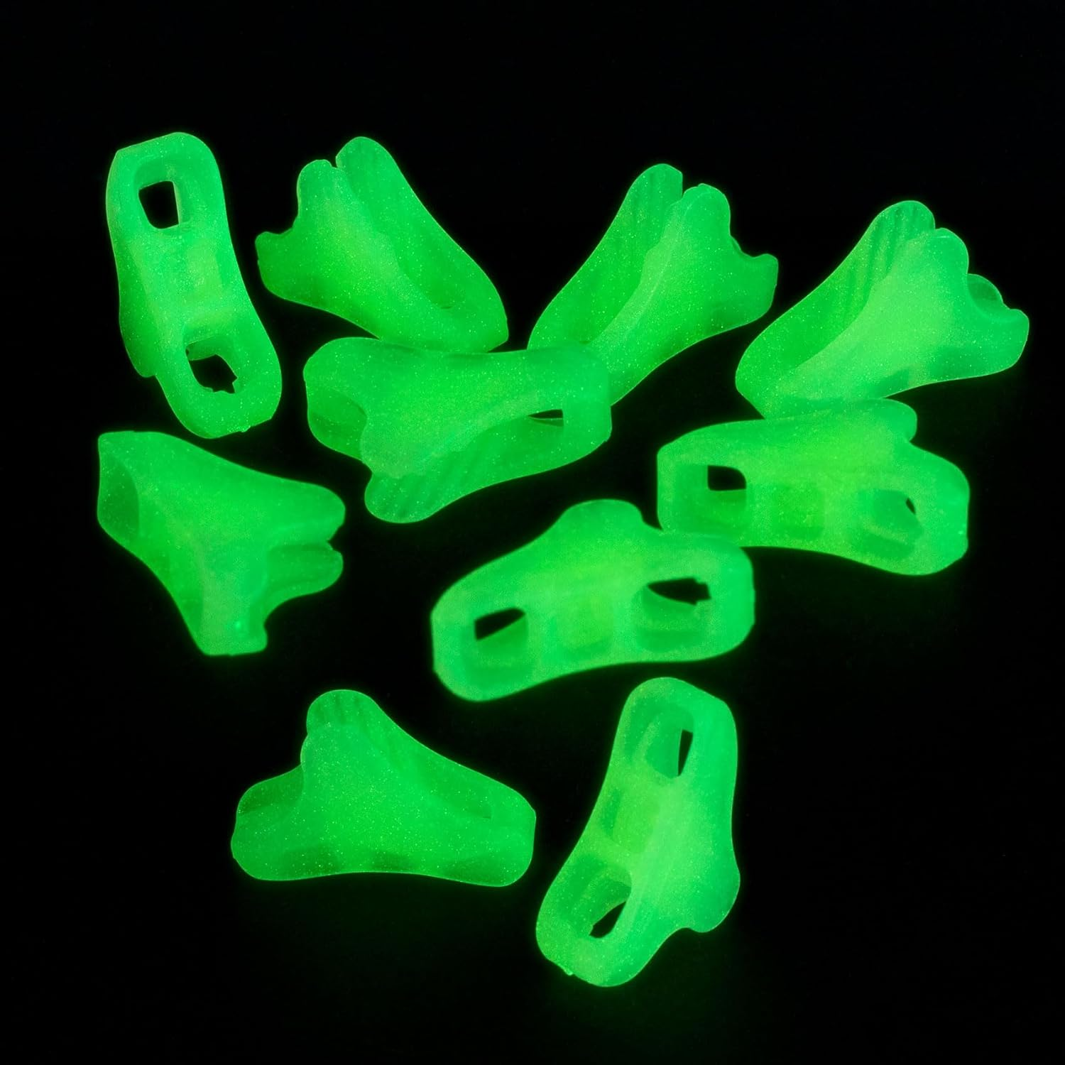 30 Pack Ultralight Fluorescent Guyline Tensioners Tent Rope Tighteners Guy Lines Cord Rope Adjuster for Outdoor Camping Hiking Tarp Canopy Shelter image number 2