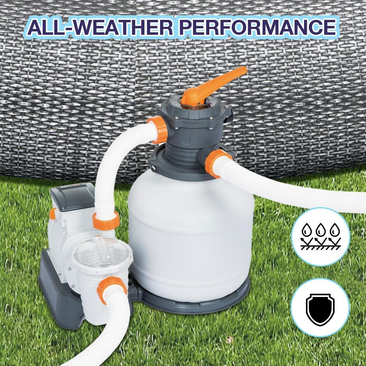 2200 Gallon above Ground Swimming Pool Sand Filter Pump