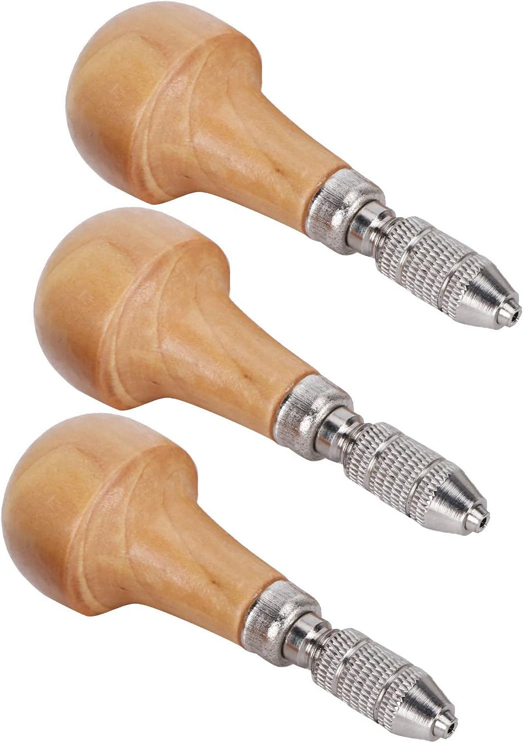 Fdit Lock Nozzle Pin Vise, 3 Set Pin Vise Set, Hand Drill, Making Tool, for Carving Resin image number 1