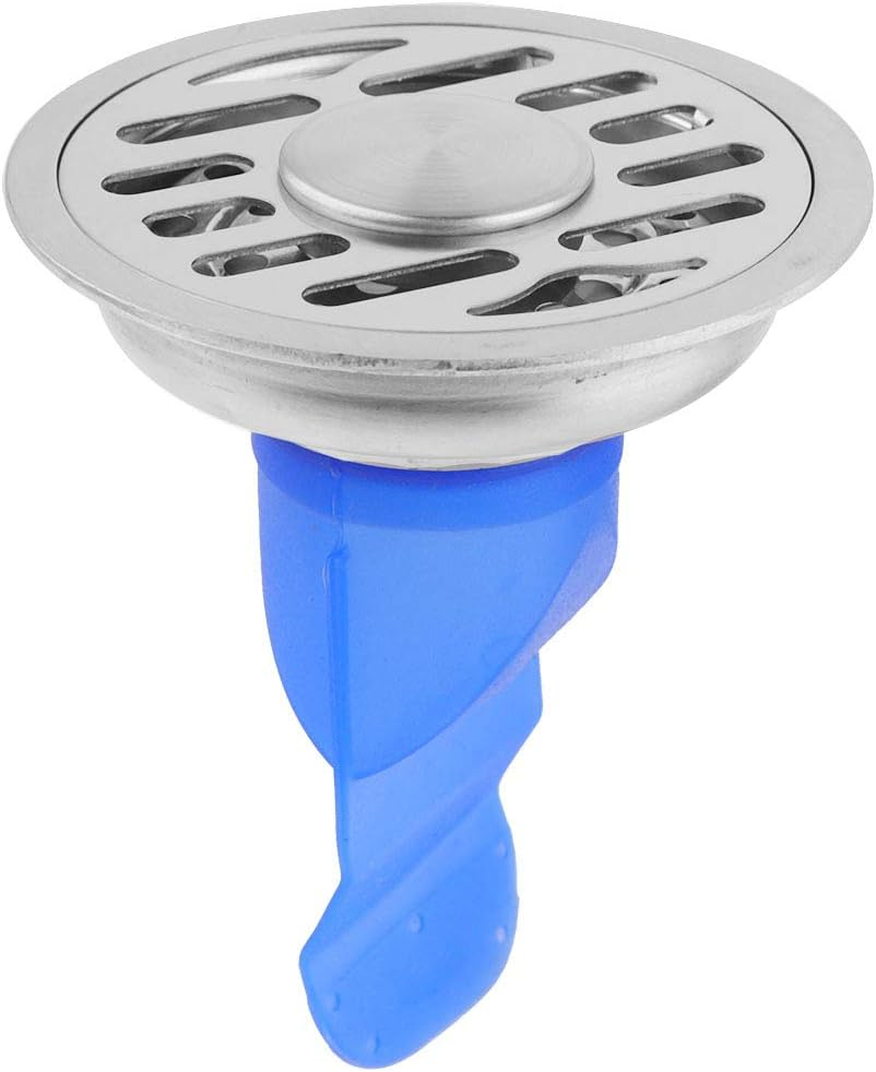 Floor Drain Stainless Steel Bathroom Floor Drain round Waste Drainer Drainage Grate (#01)