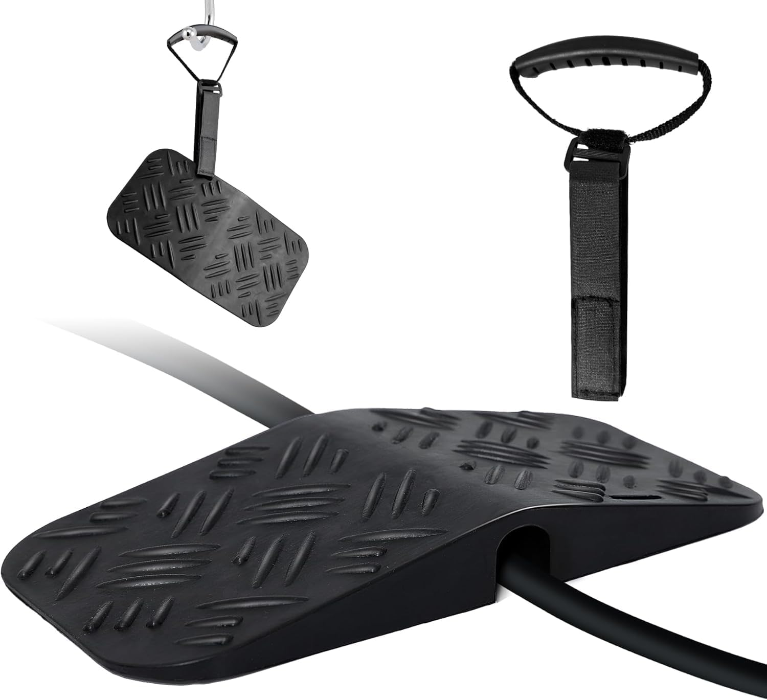 EV Charger Cable Protector Passage Garage Door Gap Design Soft Rubber Heavy Duty for All Mobile Chargers and Wall Connections image number 5