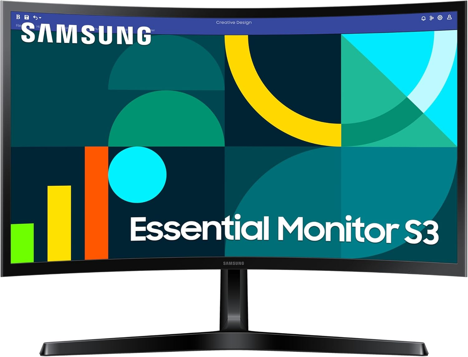 Samsung S36GD, 24-Inch Curved Monitor, 1920X1080, HDMI 1.4/D-Sub, 100Hz, Basic Stand, Advanced Eye Comfort image number 6