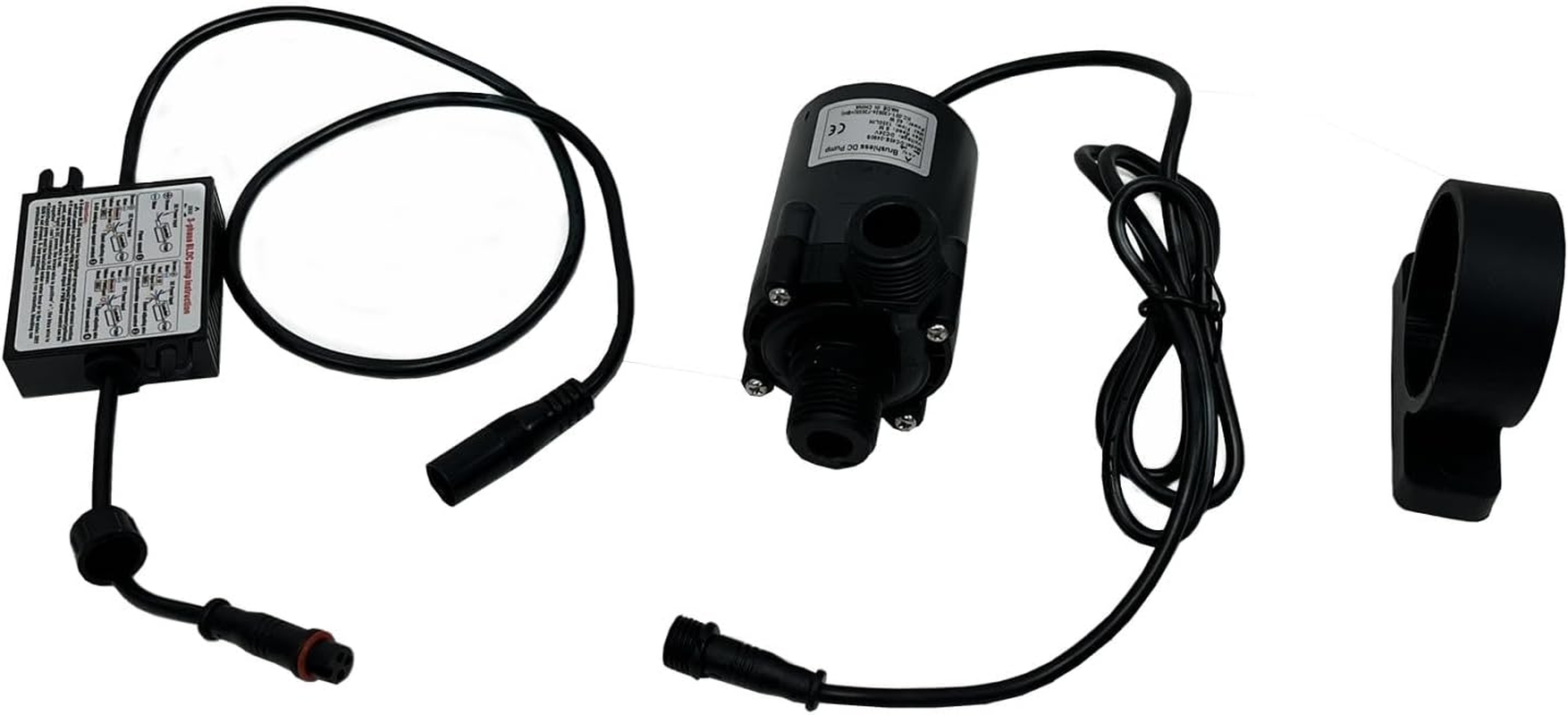 SHYSKY DC45E-2490S 24VDC Micro Brushless DC Water Pump 40W 9M 29Ft Lift 1350LPH Threaded Ports Low Noise for Water Circulation Pressurization Cooling Sys, Submersible, IP68 Waterproof image number 2