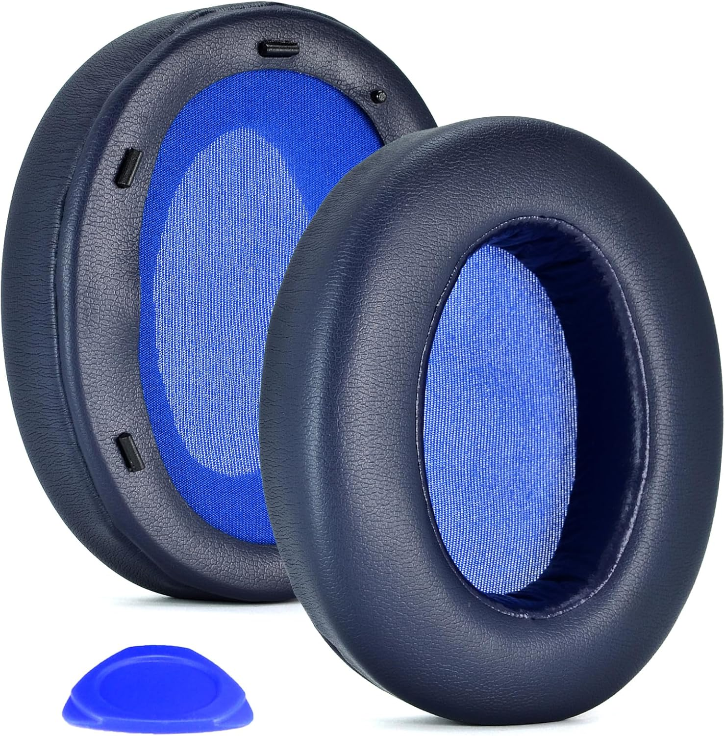 WHXB910N Earpads Cushions Replacement Compatible with Sony WH-XB910 XB910N Extra Bass Noise Cancelling Headphones, Ear Pads with Softer Protein Leather (Black)