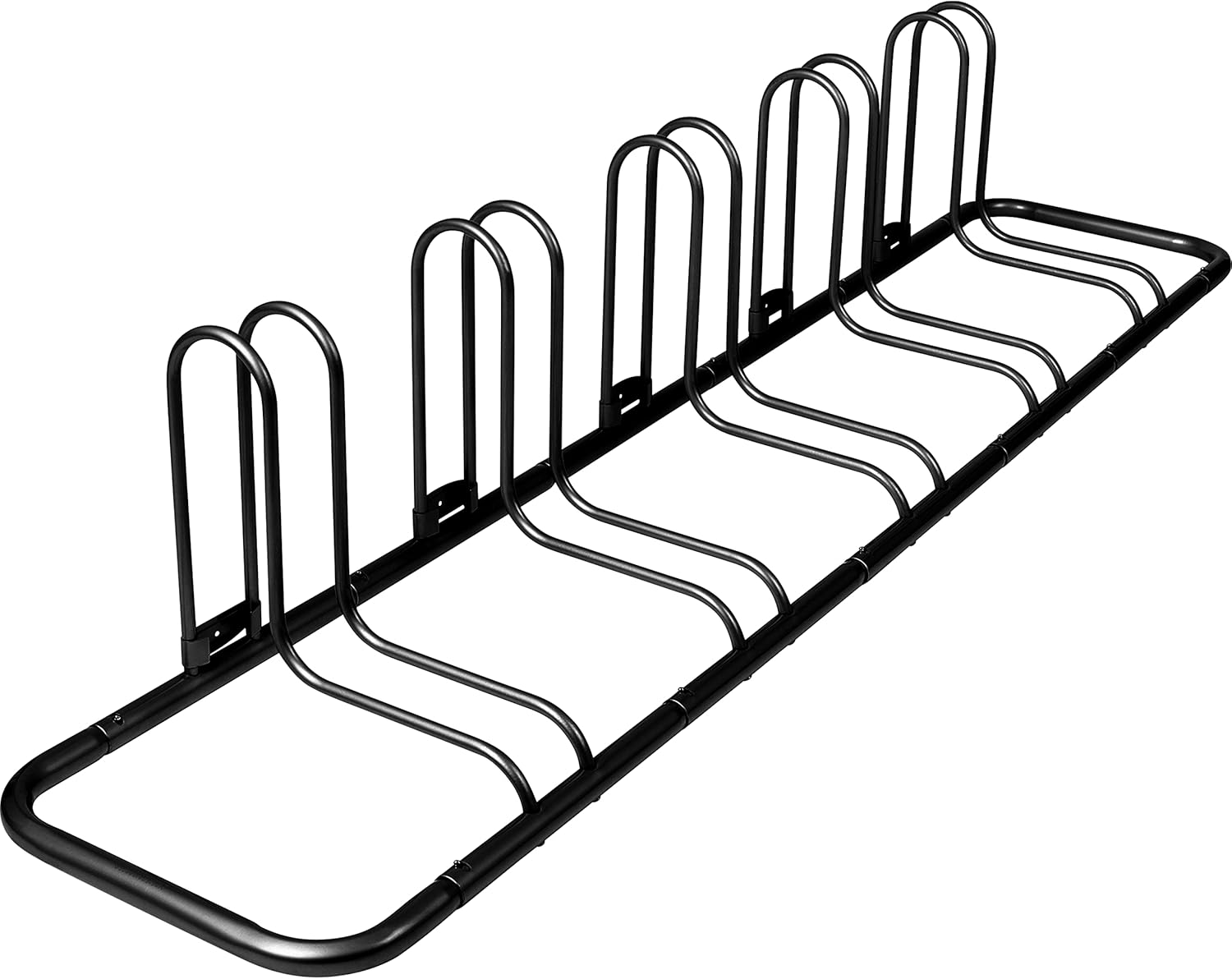 'Retrospec Stash Rack 2, 4 & 5 Bike Floor Stand Bicycle Storage Organizer for Mountain Bike, Road Bike, Weather Resistant Fine Powder Steel Coating Fits Wheels up to 3''' image number 4