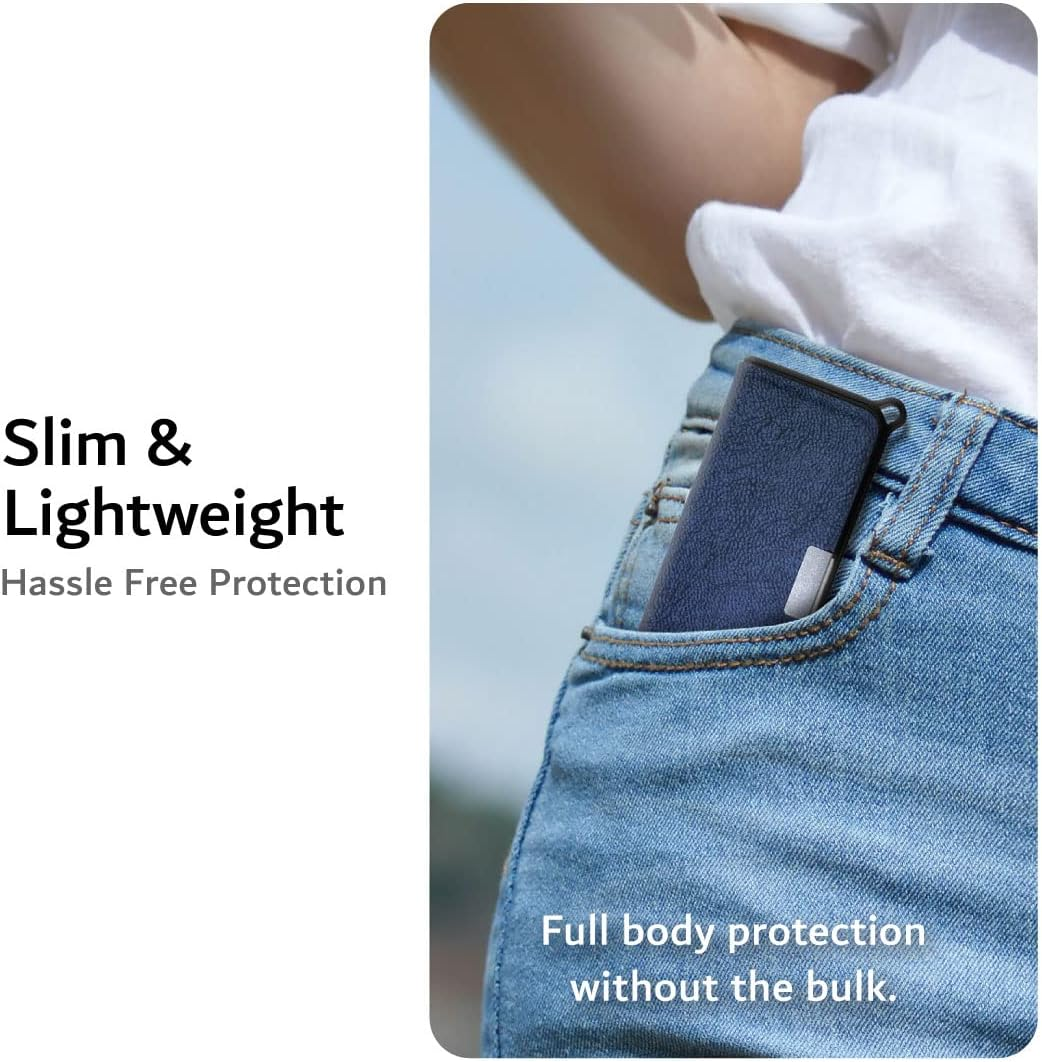 Kardiamobile Case, TUDIA Slim-Fit Heavy Duty [Merge] Extreme Protection/Rugged but Slim Case for Kardia Mobile (Blue)