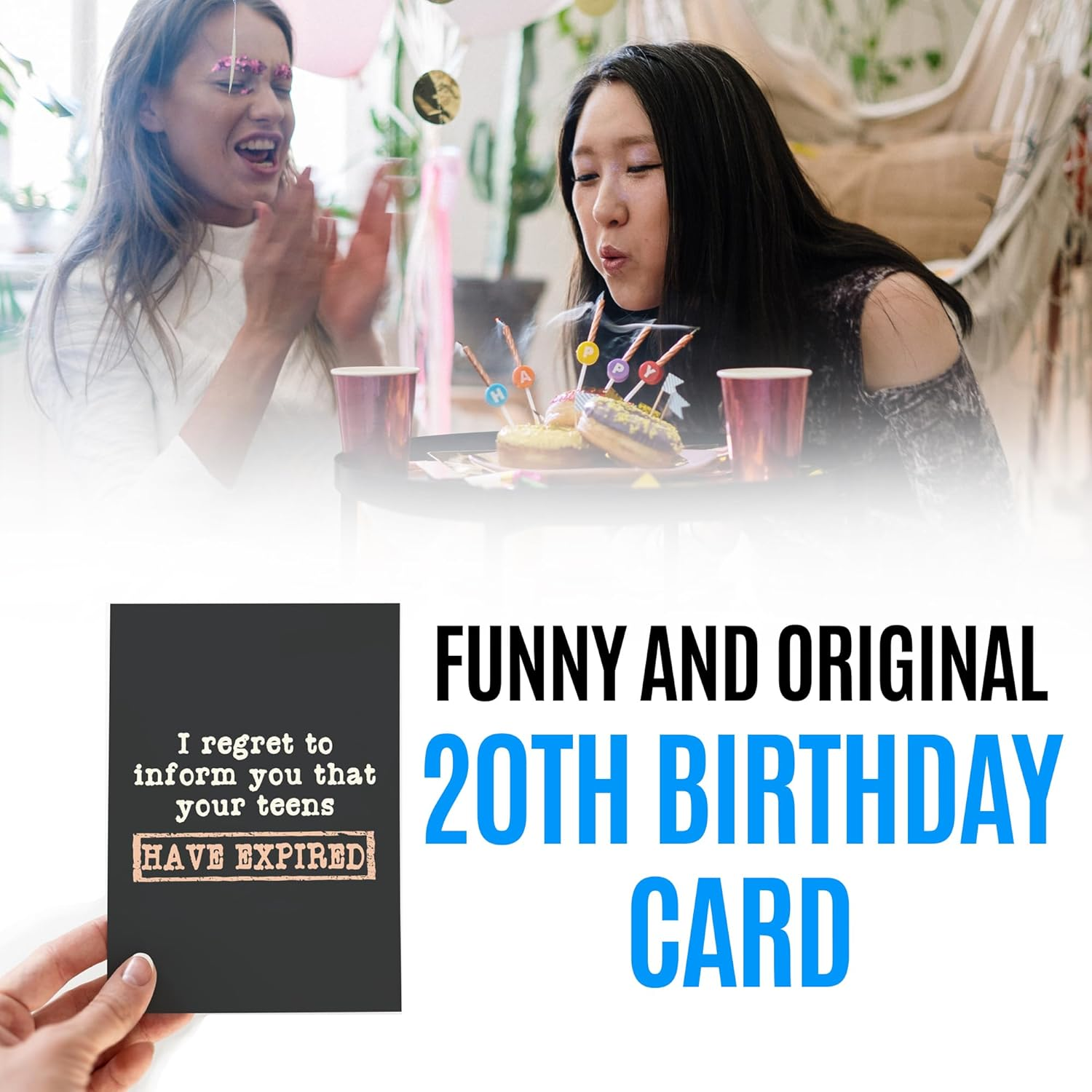 Funny 20Th Birthday Card for Daughter - Happy 20Th Birthday Card for Son - 20Th Bday Card for Niece, Nephew - 20 Years Old Card for Men, Women - Joke 20Th Birthday - Teens image number 5