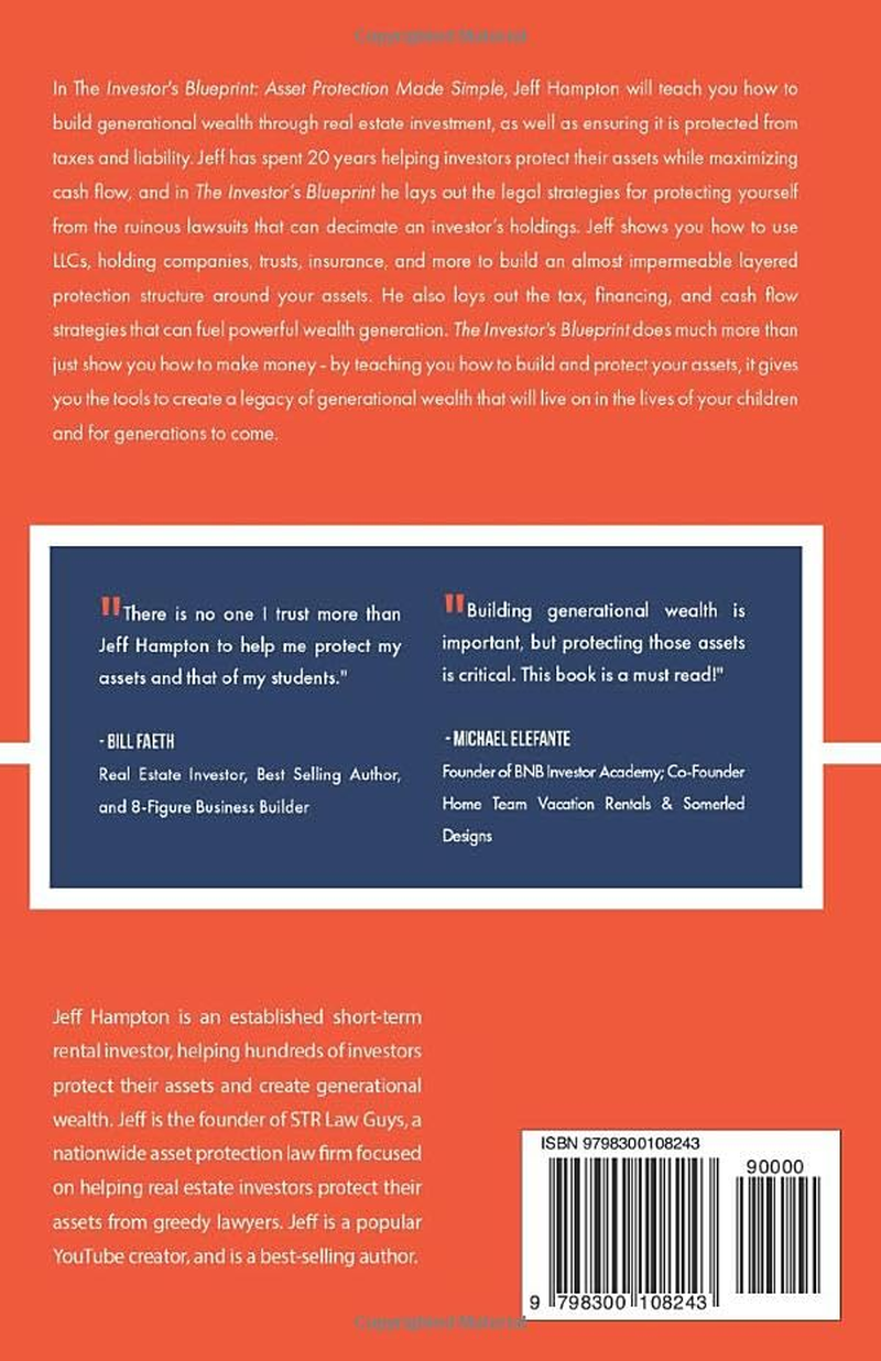 The Investor'S Blueprint: Asset Protection Made Simple
