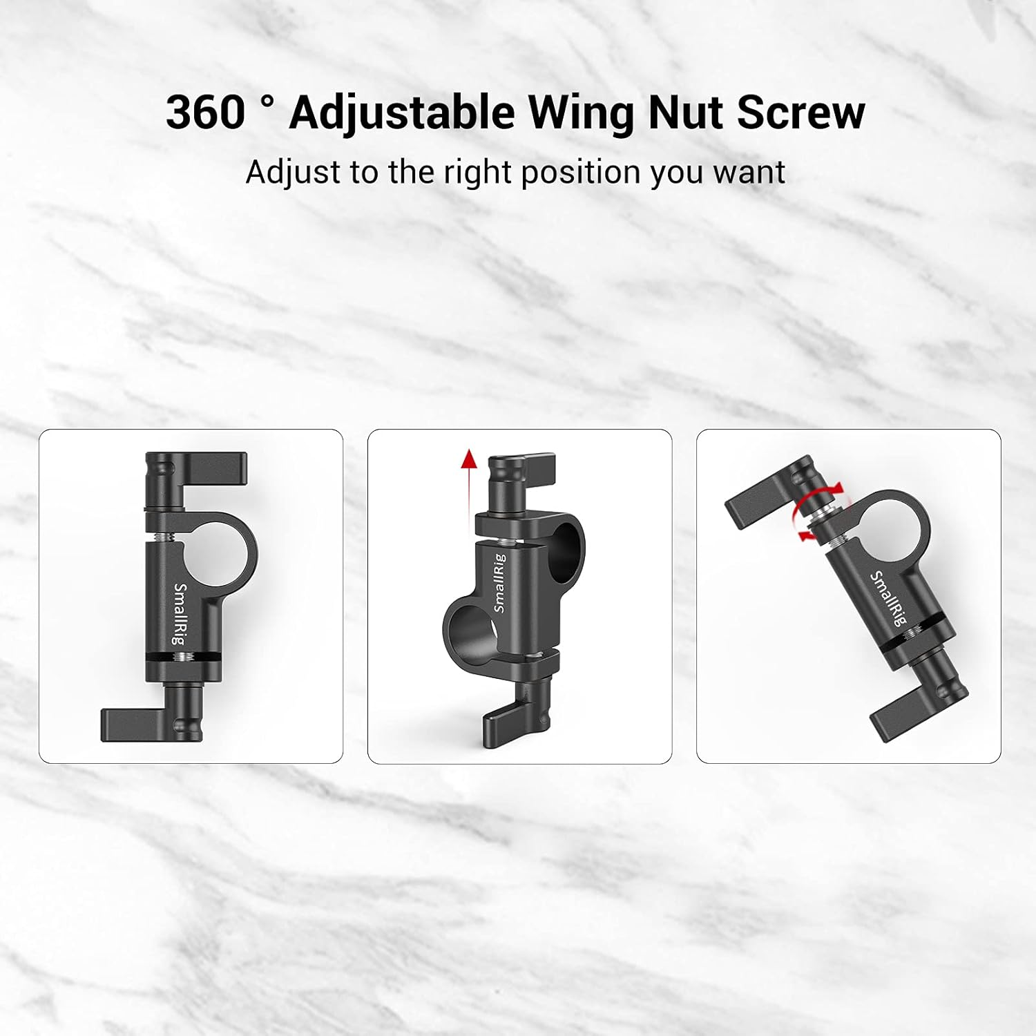 SMALLRIG 90 Degree 15Mm Rod Clamp for Video Camera DSLR Rig - 2069 image number 2