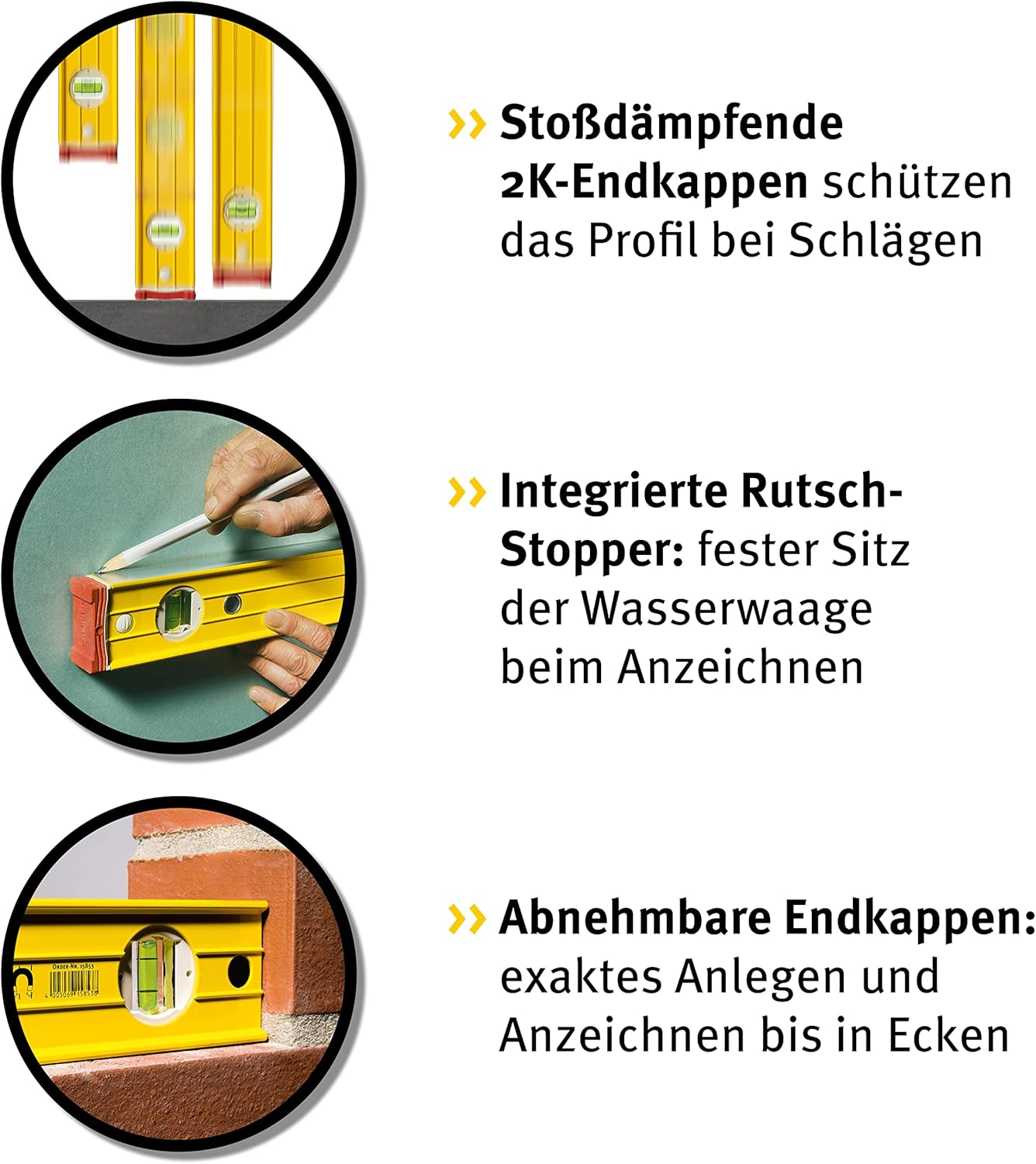 Stabila 17392 196-2 LED Spirit Level 60 Cm