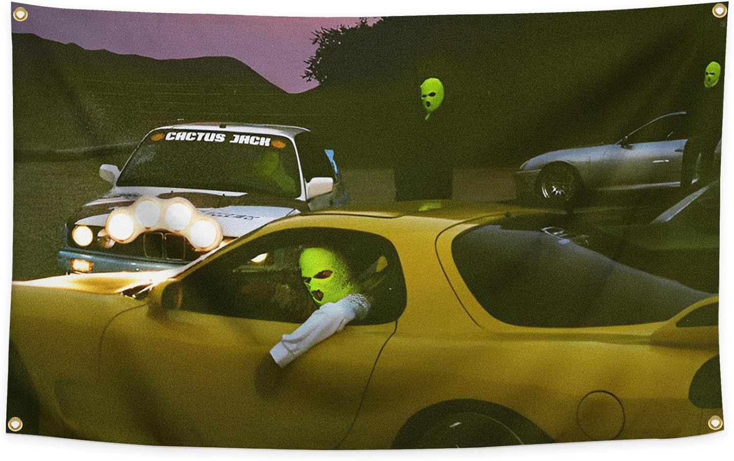 Rapper Tapestry Album Cover Tapestry 3X5 Feet Funny Tapestry for Room Man Cave Wall Decor Flags with Brass Grommets for College Dorm Room Decoration,Outdoor,Parties,Home,Bedroom,Indoor Decoration image number 6