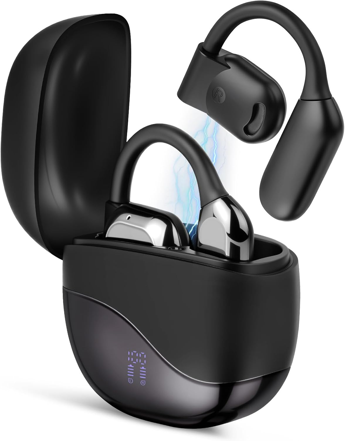 AOOSU XG99 AI Translation Earbuds, Real Time, Open Ear, Bluetooth 5.4, 144 Languages, 25 Hours Playtime, Perfect for Travel & Business