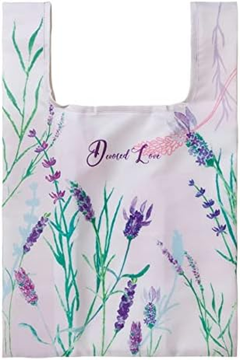 Chouchoufleur Compact Bag, Antibacterial Treatment, Antibacterial, Odor Resistant, Water Repellent, Washable, Hanging Tag Included, Floral Pattern