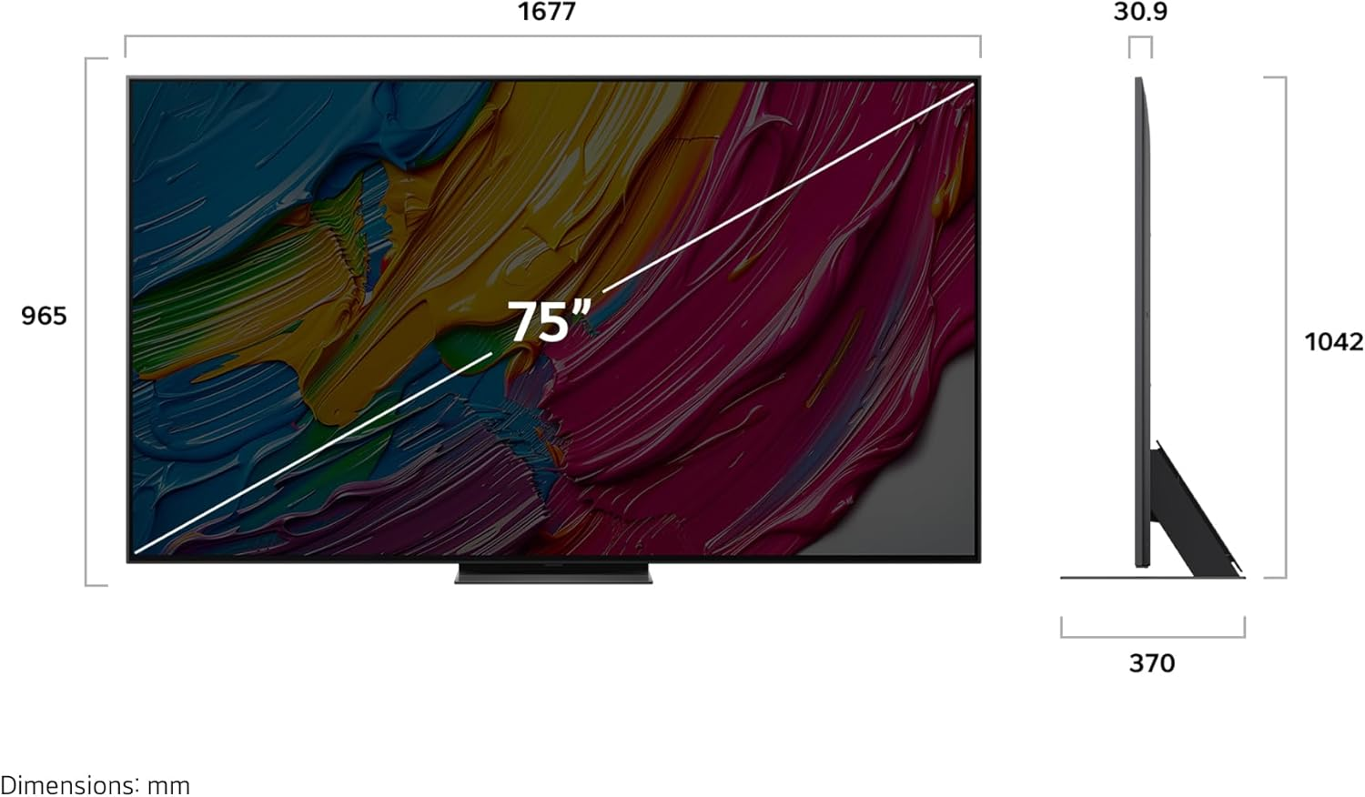 LG 75" QNED81A AI LED UHD 4K Smart TV 2025 image number 3
