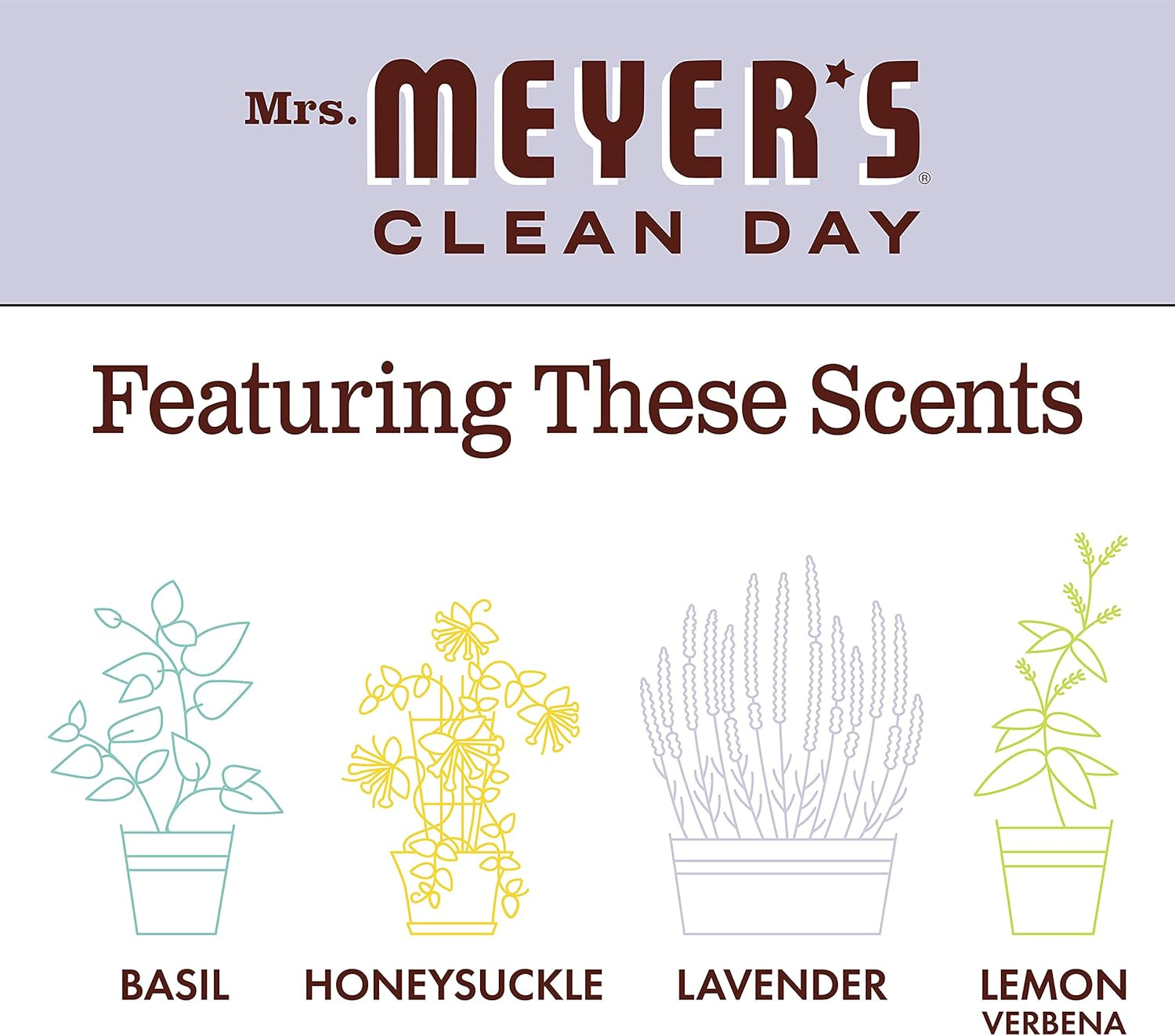 Mrs. Meyer'S Clean Day Liquid Hand Soap Refill - Lavender (33 Fl Oz (Pack of 2)) image number 1