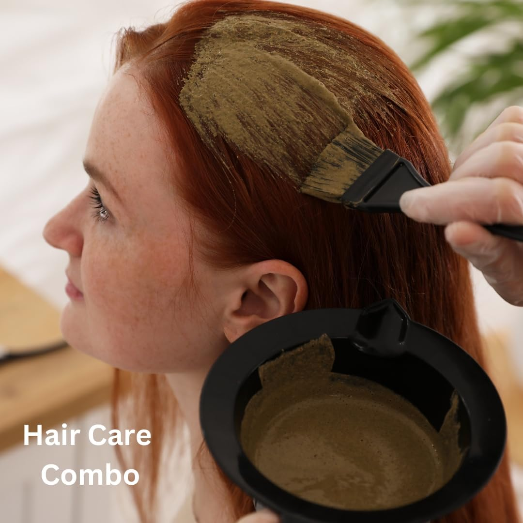 Origenz Premium Amla Reetha Shikakai Neem Powder Combo Pack for Healthy Hair (Pack of 4 X 100Gm) image number 1