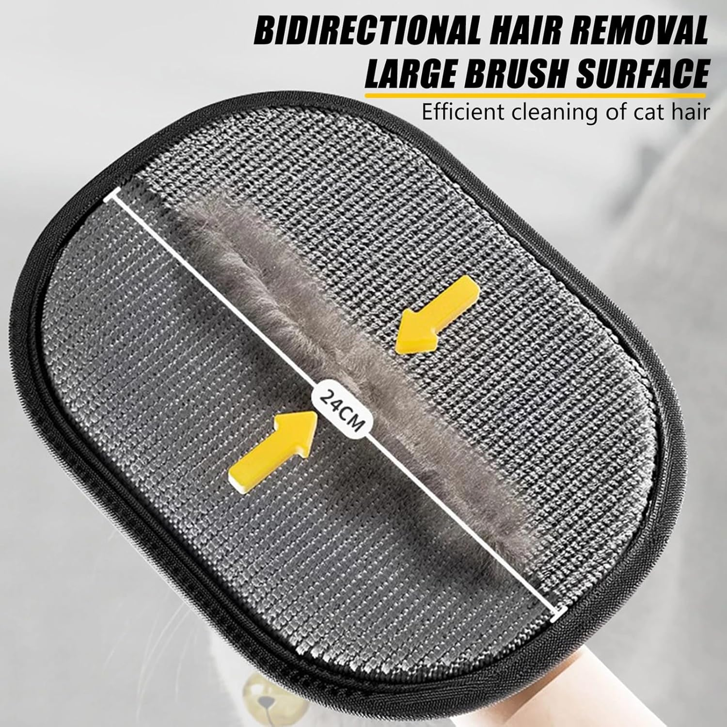 Pet Hair Remover for Dogs & Cats -Reusable Pet Hair Removal Gloves image number 2