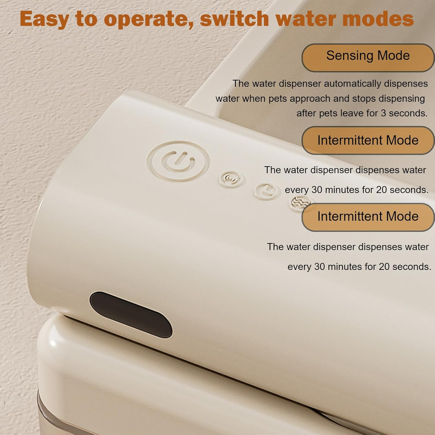 Namolit Wireless Cat Water Fountain Battery Operated 4L for Pets Dog Cat Water Dispenser Filter Chip Water Purification Core Grey Basic Sensor Model image number 5