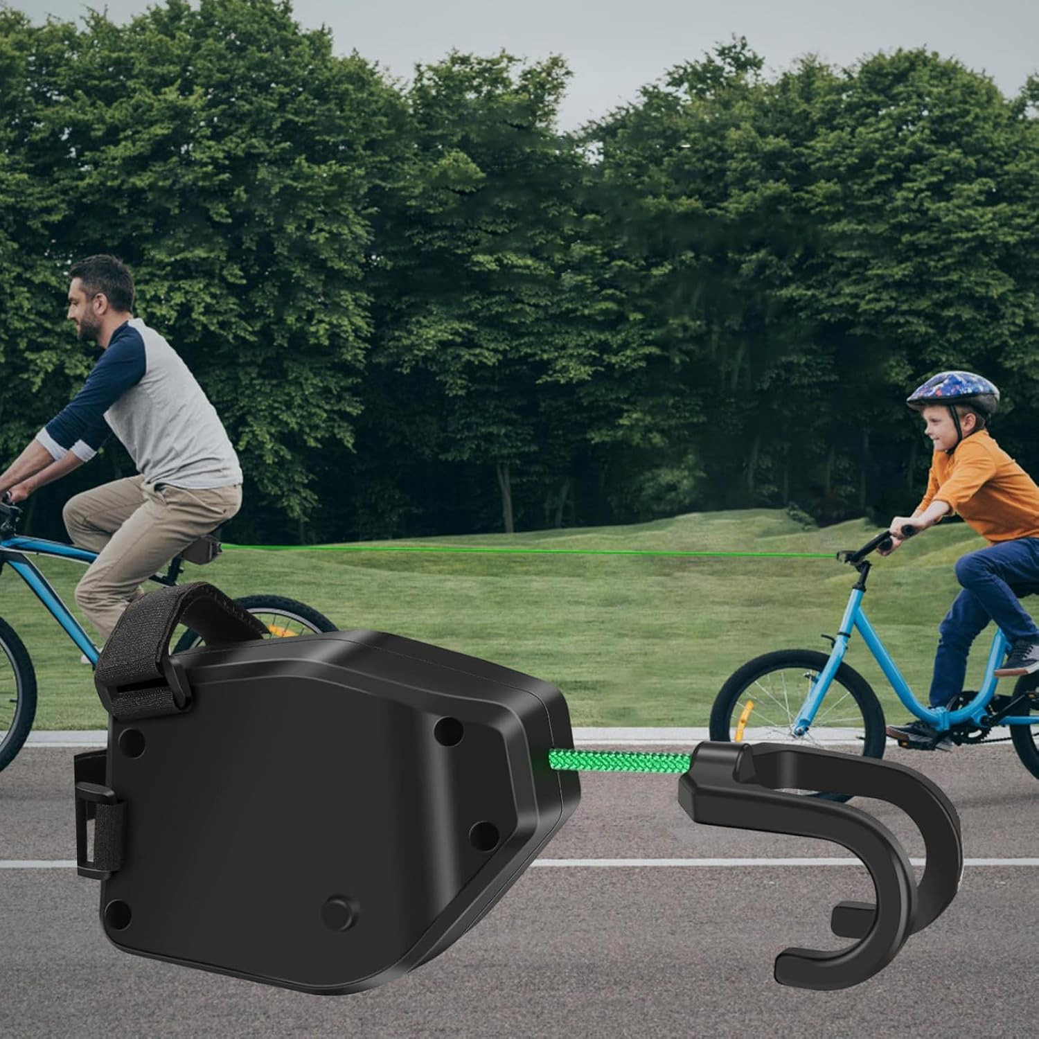 Dirt Bike Tow Rope,Toddler Cycling Traction Strap | Portable Mountain Bike Parent-Child Pull Traction Rope for Outdoors image number 6