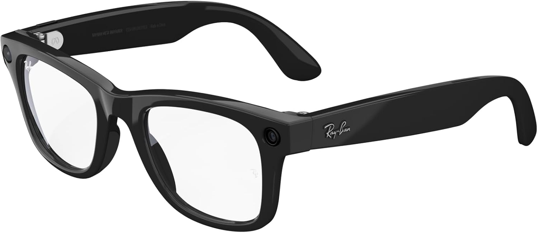 Ray-Ban Meta Wayfarer Glasses with Meta AI - Black/Transitions image number 4