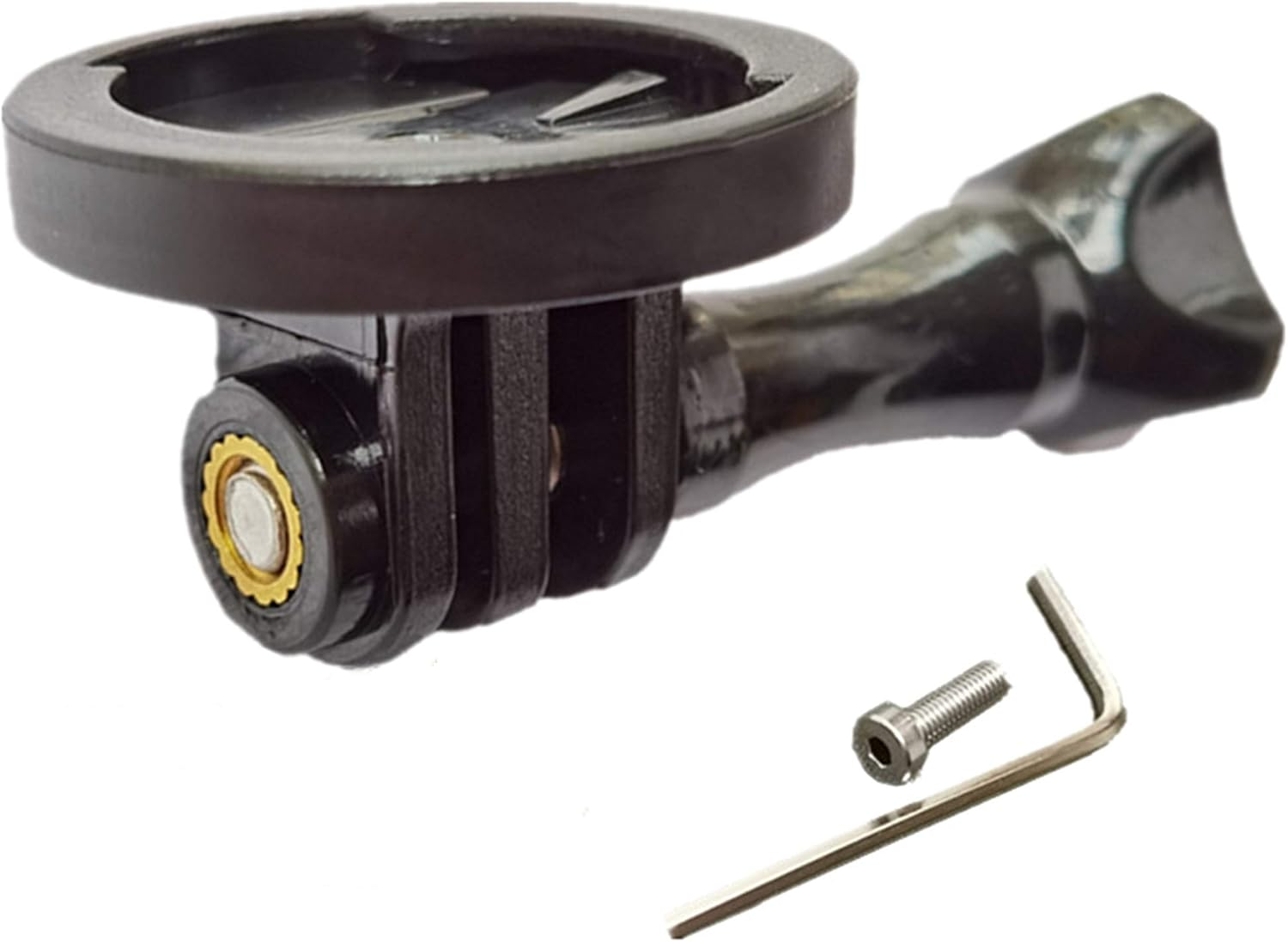 Teague Out Front Garmin Mount, Garmin to Gopro Adapter Compatible with Gopro Camera Quick Lock with Screw Handle