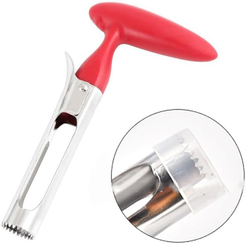 Apple Corer, 8 Blade Apple Slicer and Corer, Fruit Cutter, Apple Divider, Stainless Steel Slicer, Seeder Core Remover Tools Kit for Fruits, Vegetables, Pear, Ergonomic Handle, Easy Grip image number 2