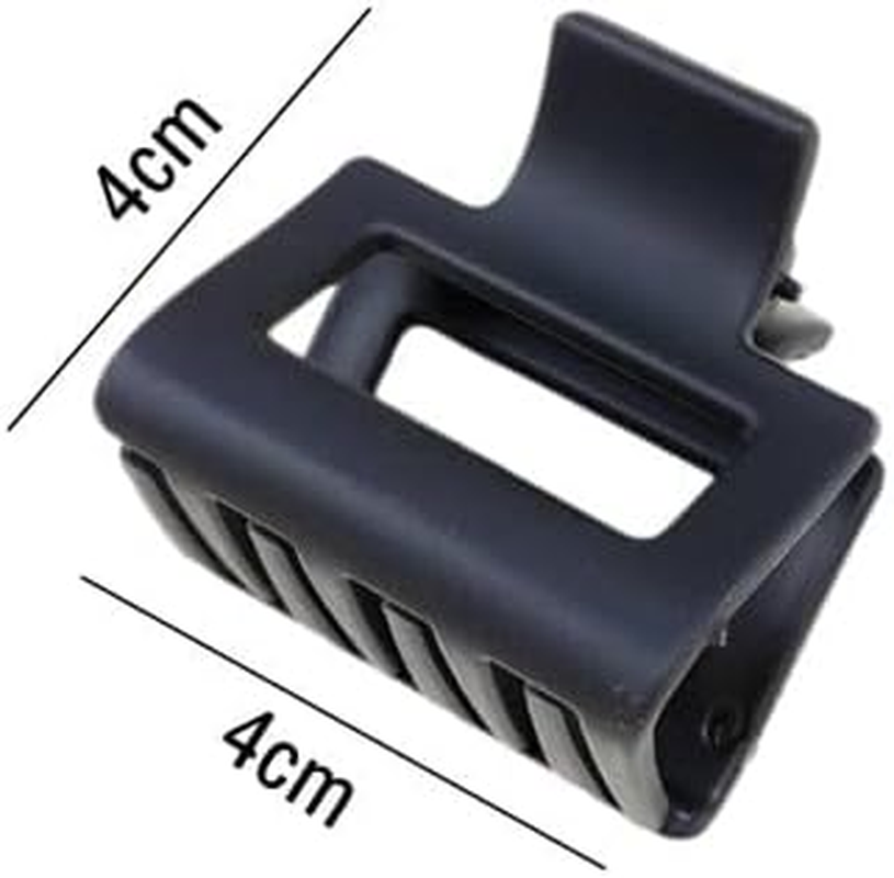 12Pcs Small Hair Clips Matte Medium Claw Clips for Women and Girls Small Claw Clips for Thin/Medium Fine Hair Strong Hold Jaw Clips Non-Slip Cute Mini Hair Clips image number 3