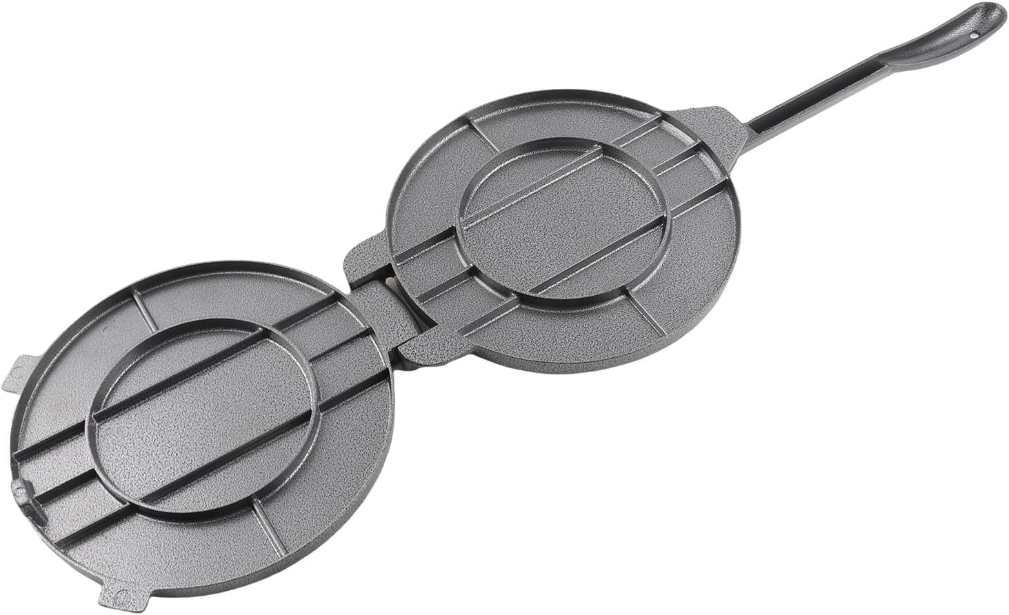 Cast Iron Tortilla Press Roti Maker Quesadilla Flour Tool Indian Style Tortilla Making Homemade Mexican Set Scraper Rolling Pin (20Cm) image number 2