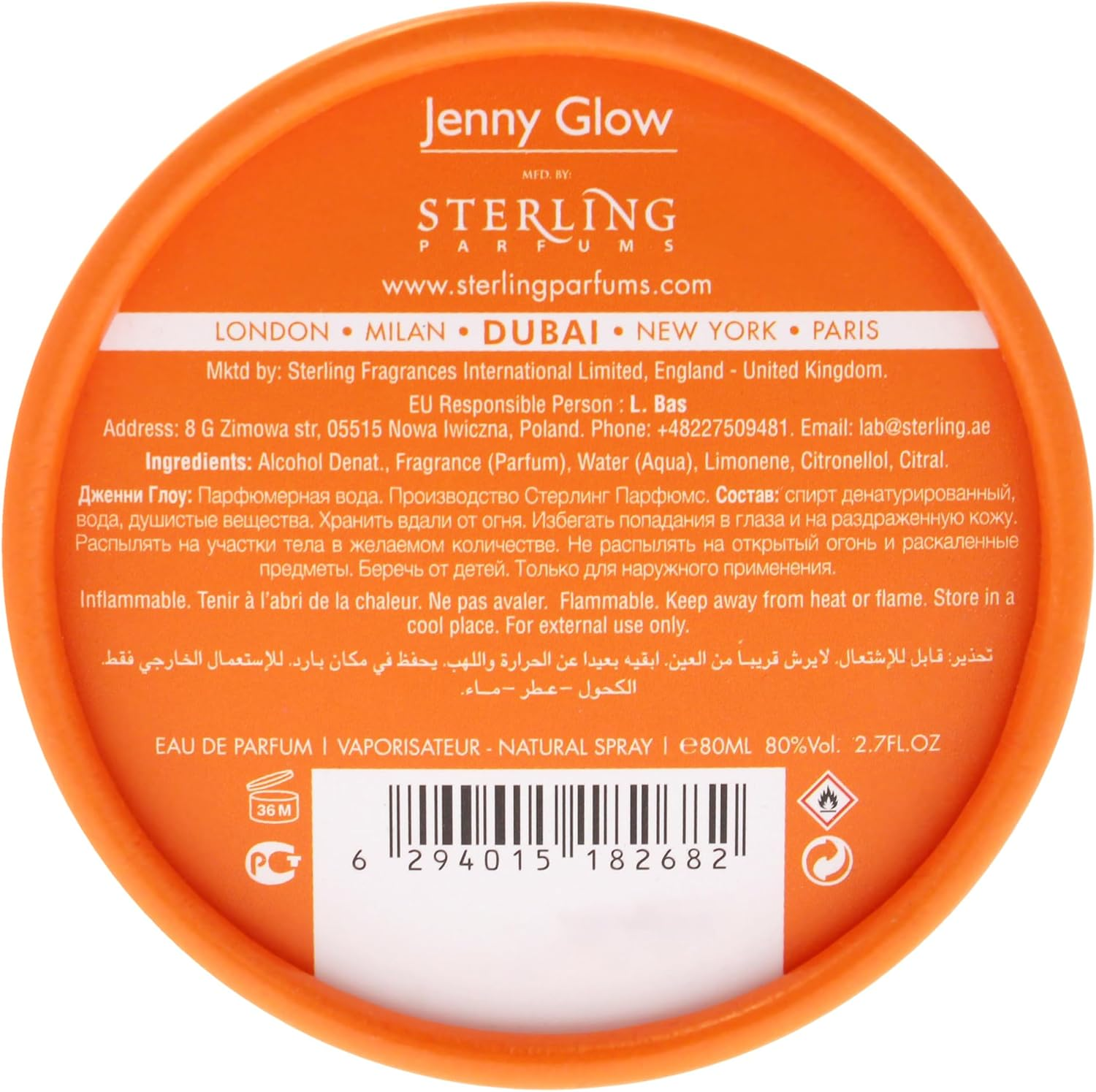 Senteur by Jenny Glow for Unisex - 2.7 Oz EDP Spray image number 4