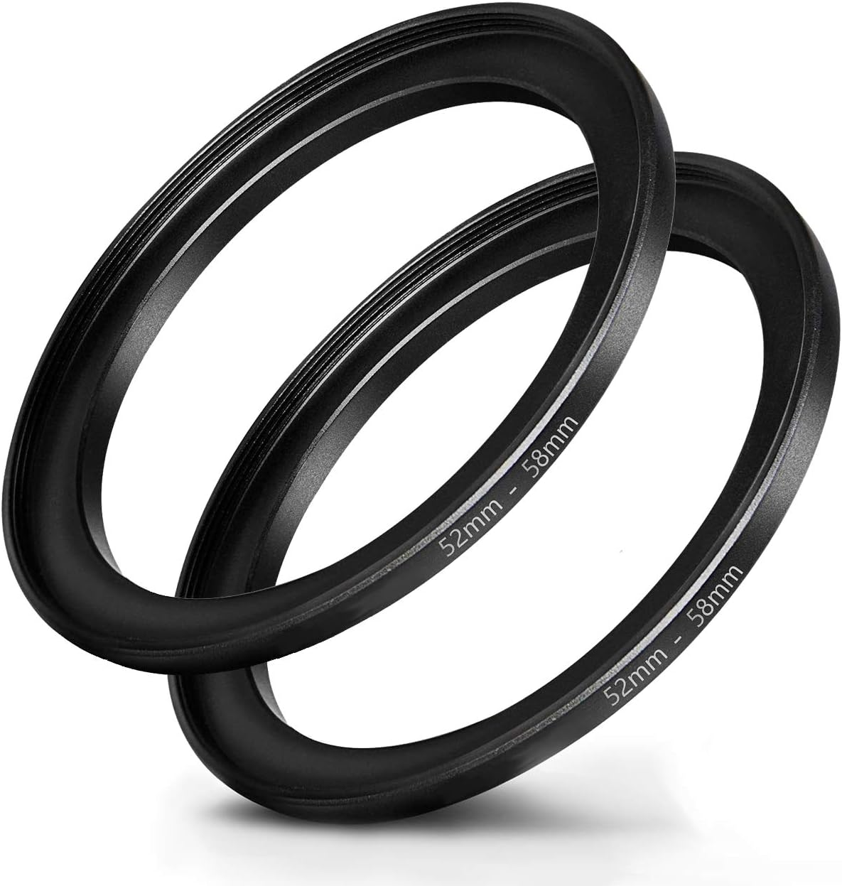 52Mm-58Mm Step up Ring [ 52Mm Lens to 58Mm Filter], FANZR Camera Lens Filter Adapter Ring Lens, Premium Aluminum (2 Packs) image number 3