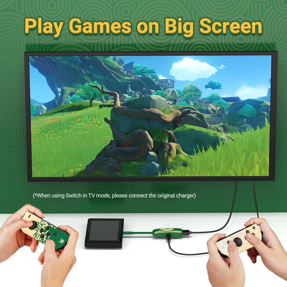 GOPALA Switch Dock for Nintendo, Switch TV Dock 4K, Switch Docking Station for Nintendo Switch OLED Steam Deck image number 4