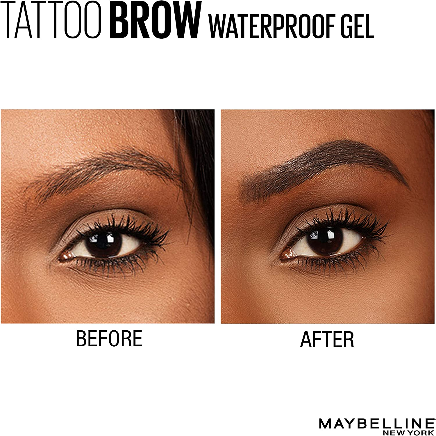 Maybelline Maybelline Tattoo Brow Waterproof Brow Gel Medium Brown, Medium Brown, 1 Count (K2709202) - Mid-Brown image number 5