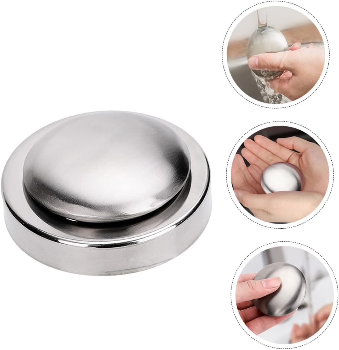 Ciieeo Metallic Soap for Kitchen Steel Soap Bar Odor Eliminating Stainless Steel Cleaning image number 2