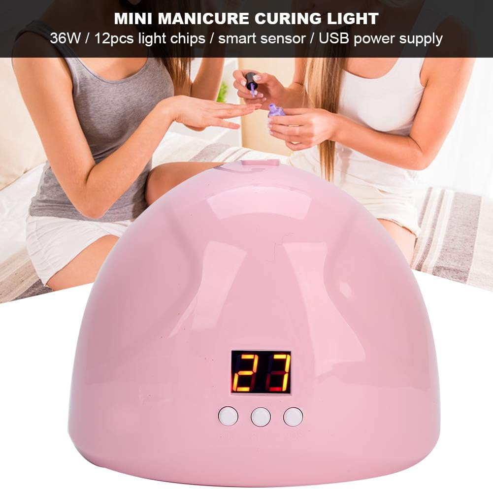 Multifunction Nail Polish Light, LED Display Nail Polish Dryer, Beauty Salon Salon Shop Manicure Store for Home image number 2