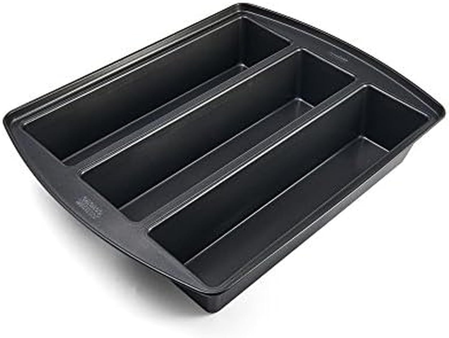 Chicago Metallic 26783 Professional Lasagna Trio Pan, 12.5 in by 3 in by 2.5 In, Silver image number 2
