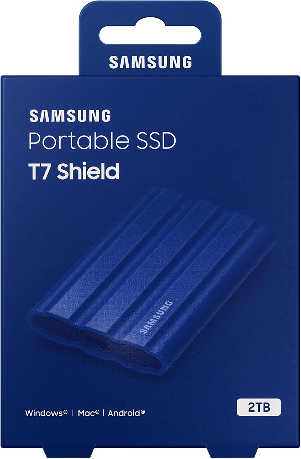 SAMSUNG T7 Shield 1TB SSD, Blue