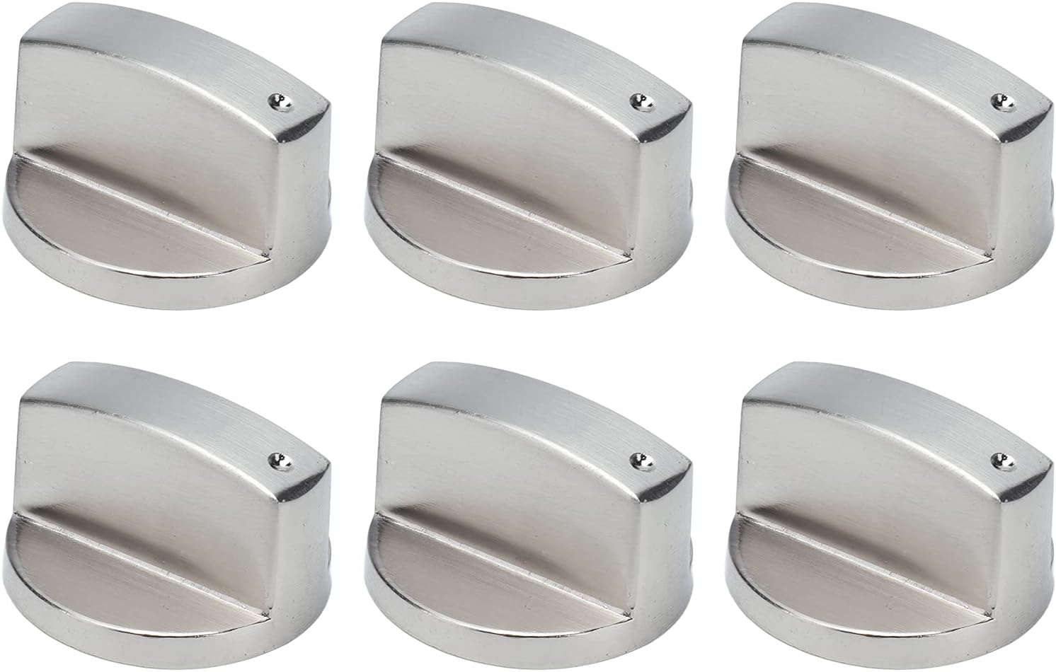 Cryfokt Zinc Alloy Replacement Control Knob, 6 Pieces for Gas Stove, Microwave Oven, Exquisite Workmanship for All Brand Models (45&deg; Switch) image number 5