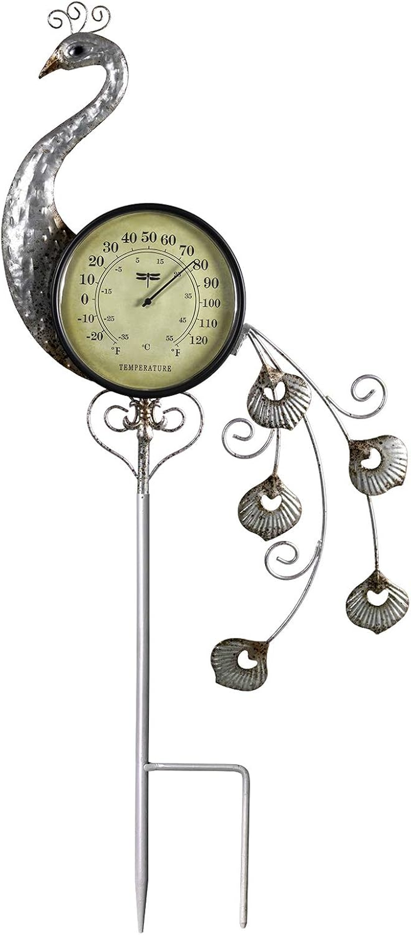 Poolmaster 54581 Outdoor Decoration Garden Stake, Peacock, Multi image number 1