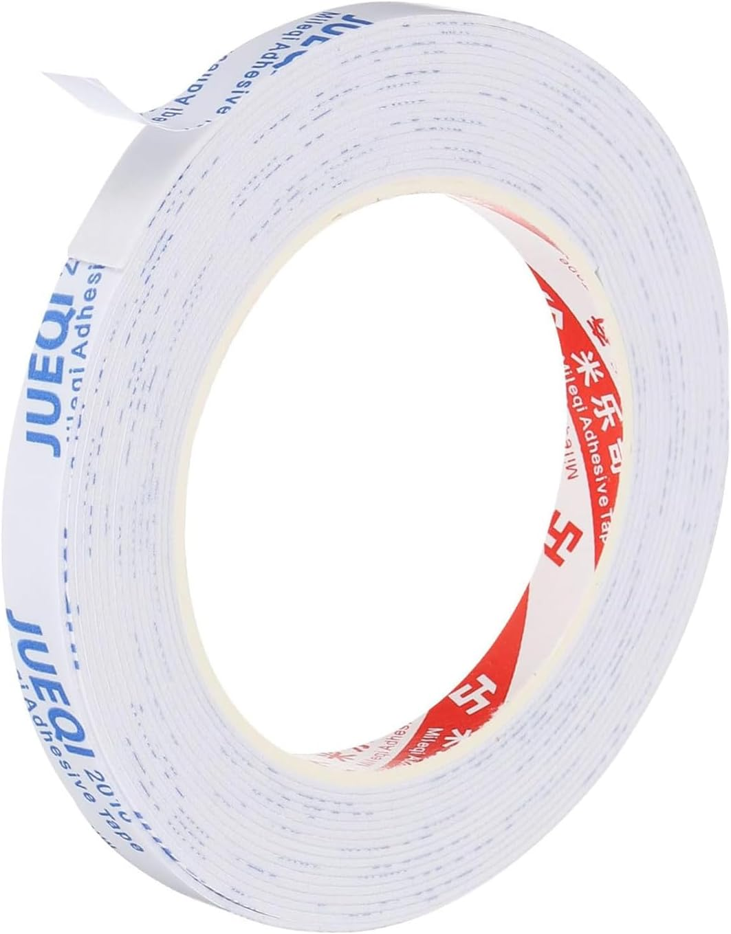 Coehaopike 2 Rolls 5M/16.4Ft Sealing Foam Tape, 1Mm Thick Single Sided Weather Stripping Door Furniture Seal Strip for Window Pipes Insulation (White) image number 4